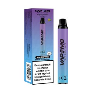 VapeM8-VM800-Engangs-Vape-Blabar-Bubbelgum